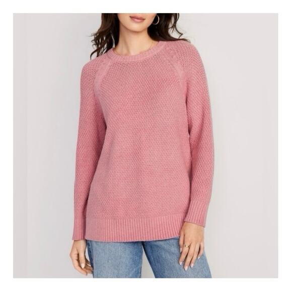 Old Navy Loose Textured Tunic Sweater - Picture 1 of 7
